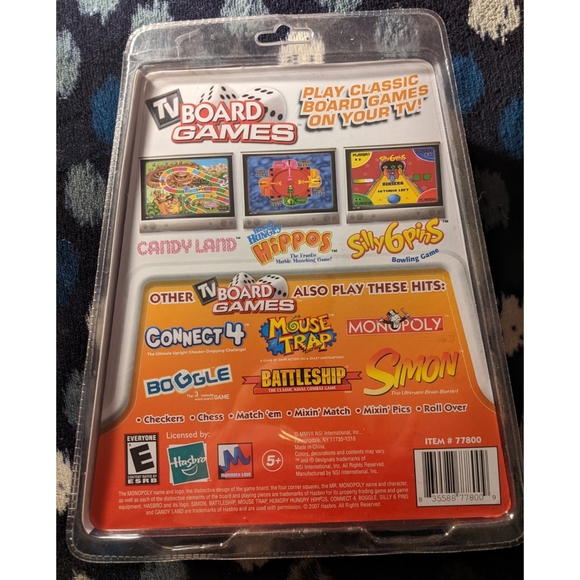Hasbro TV Board Games 6 In 1 New - Picture 4 of 7